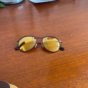 Persol reflective bronze sunglasses with original case